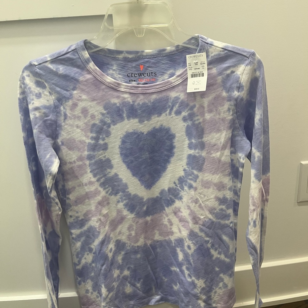 Tie dye long sleeve tee